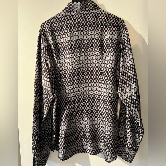 Roberto Cavalli Silk runway dress shirt Size 56 Euro NEW - Picture 3 of 3